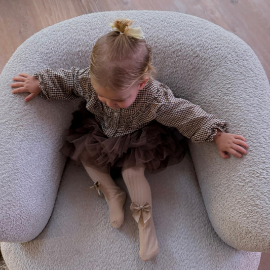 Marie | Tule rokje bruin