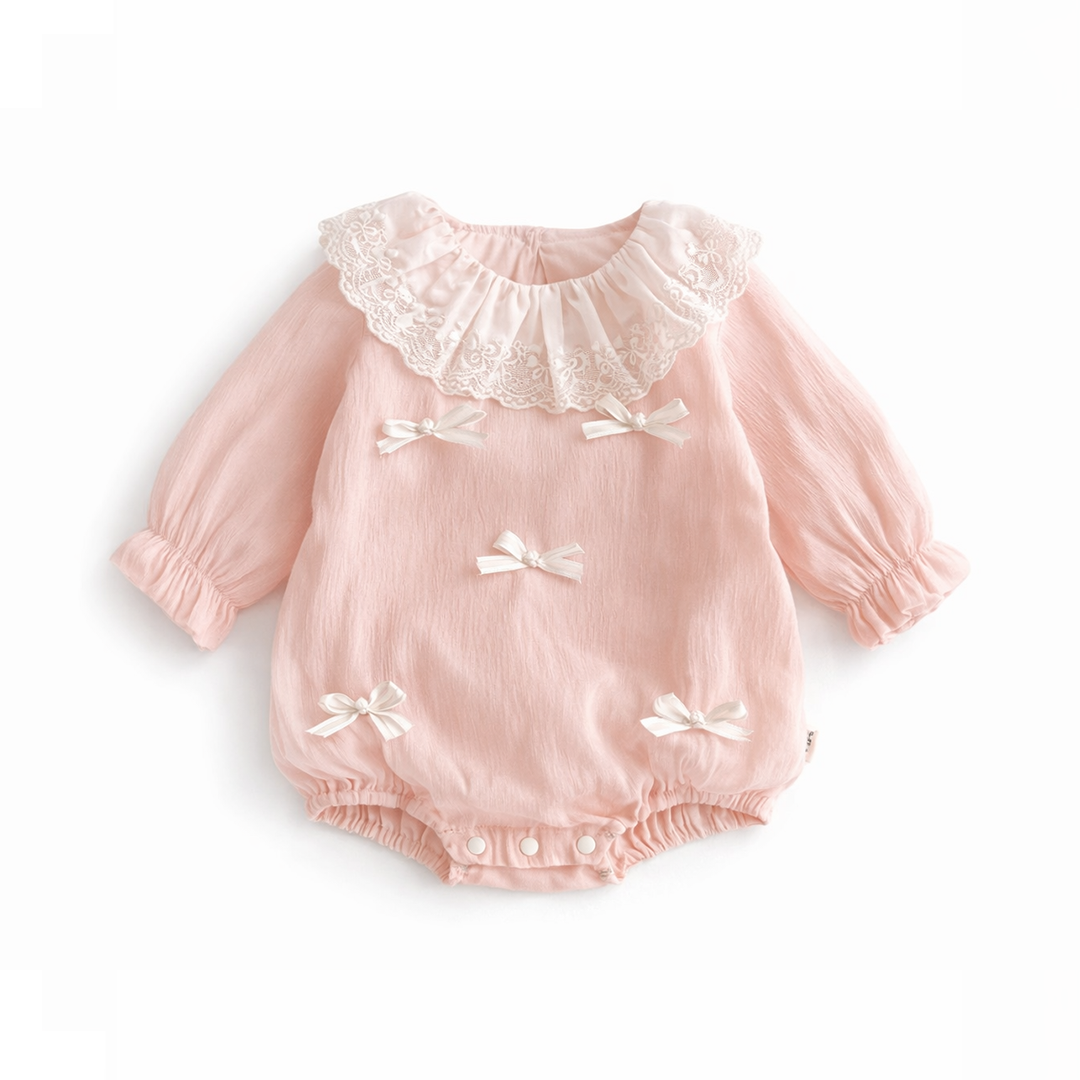 Strikjes romper Roze