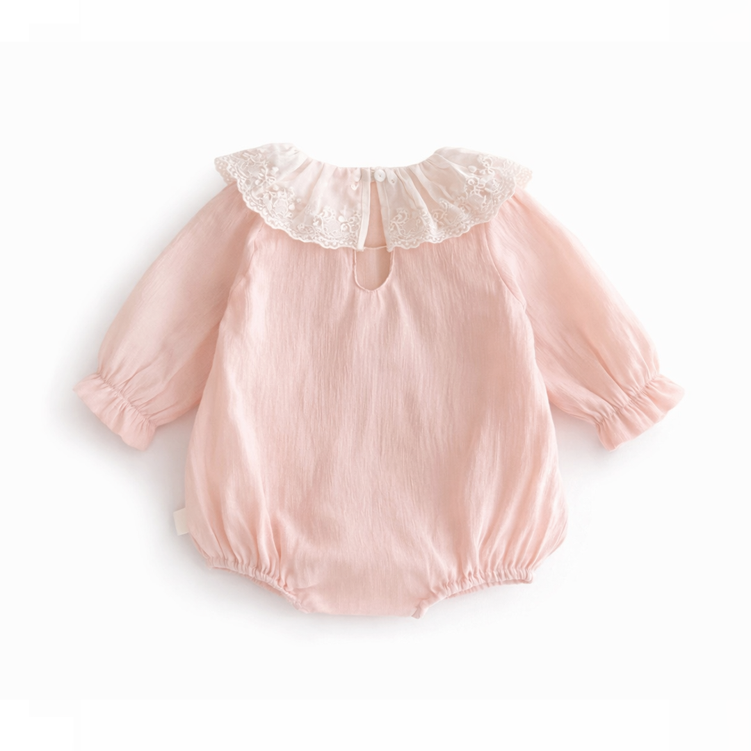 Strikjes romper Roze